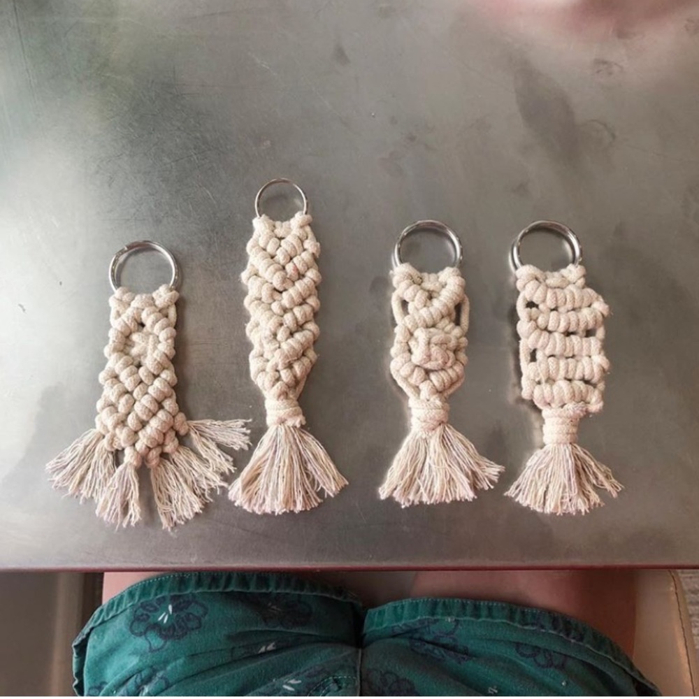 Macrame keychains